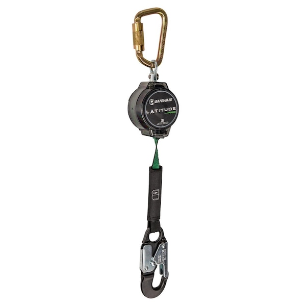 Safewaze Latitude Pro 7' Single Web SRL Carabiner, Alu Snap Hook - 018-5005