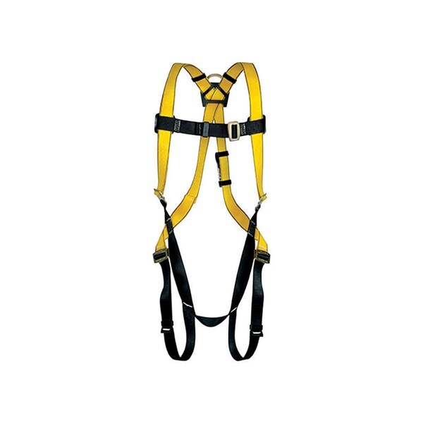 Lastplay Workman Qwik-Fit Unisex Polyester Safety Harness, Yellow - LA3328290