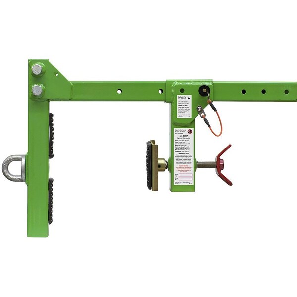 Super Anchor Safety Parapet Wall Anchor w/12 Adjustment Points+1090 Loop Top+2015-2.9-4 Detent Pin. - 1097