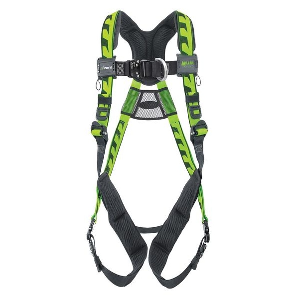 Honeywell Miller AirCore(TM) Full Body Harness, L/XL, 400 lb., Quick-Connect Chest/ Quick-Connect Leg Buckles - AAF-QCUG