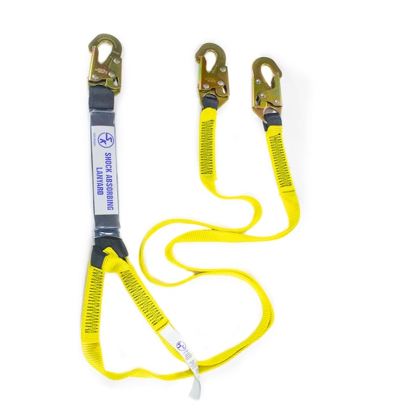 Safe Keeper 6ft Shock Absorbing Twin Leg Lanyard - FAP30198(6)/6-SK