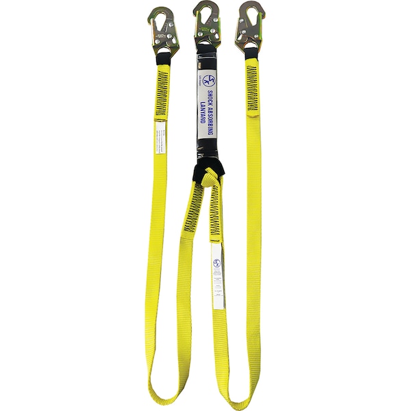 Safe Keeper 6ft Shock Absorbing Twin Leg Lanyard - FAP30198(6)/6-SK