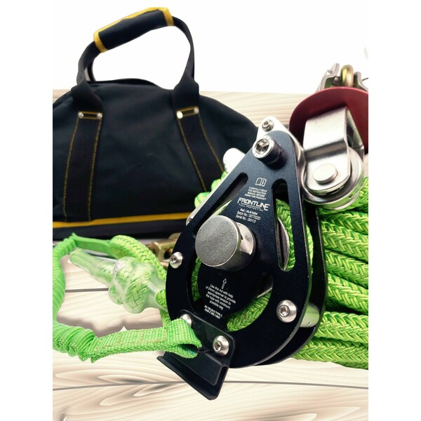 Frontline 4-person 100' Adjustable Horizontal Lifeline System with 6' Anchor Straps - HLK1004