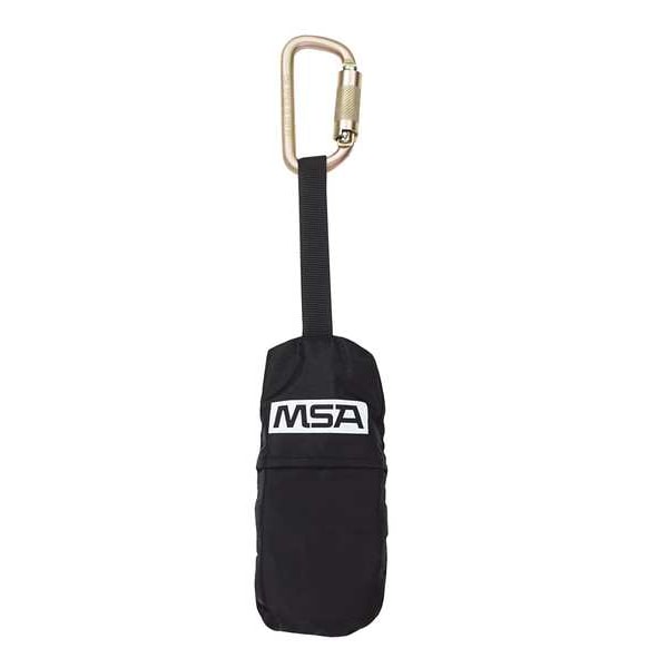 Msa Safety Suspension Trauma Relief Strap, Nylon, 400 lb, Black, , Strap and Carabiner - 10063431