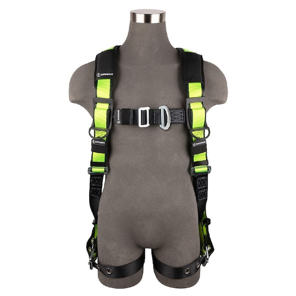 Safewaze PRO Full Body Harness: 1D, MB Chest, FD, TB Legs - FS185-FD