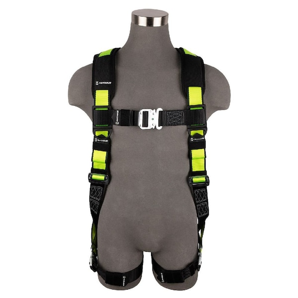 Safewaze PRO Full Body Harness: 1D, QC Chest, QC Legs - SW280-QC