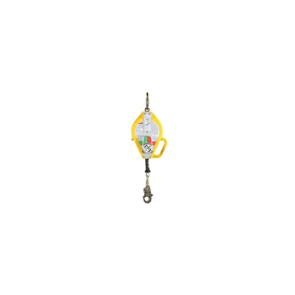 3M Dbi-Sala Self Retracting Lifeline, 310 lb Weight Capacity, Silver, Yellow - 3503889