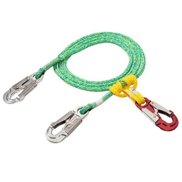 Notch Grizzly Spliced 2 in 1 Lanyard Lightning Green 12 ft. - 33409