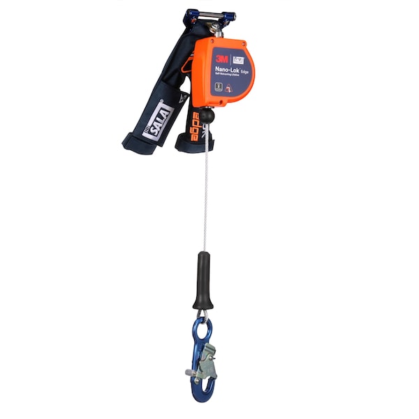 3M Dbi-Sala Self-Retracting Lifeline, 420 lb Weight Capacity, Orange - 3500295
