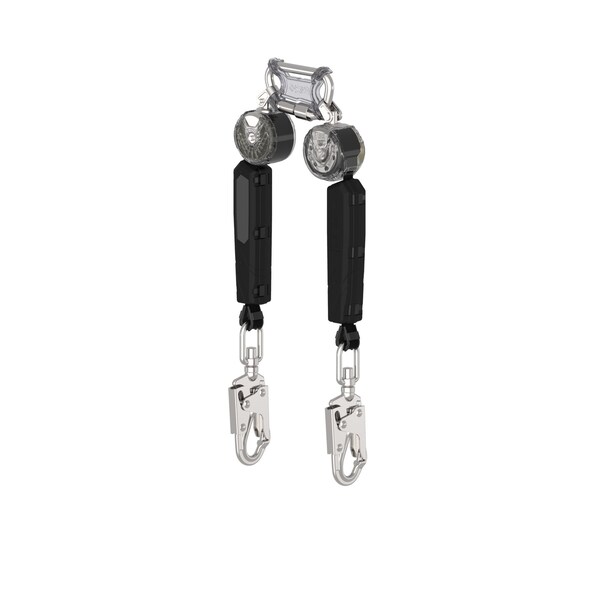 Msa Safety Self Retracing Lanyard, 400 lb Weight Capacity, Gray - VTOHW-012-RE-A