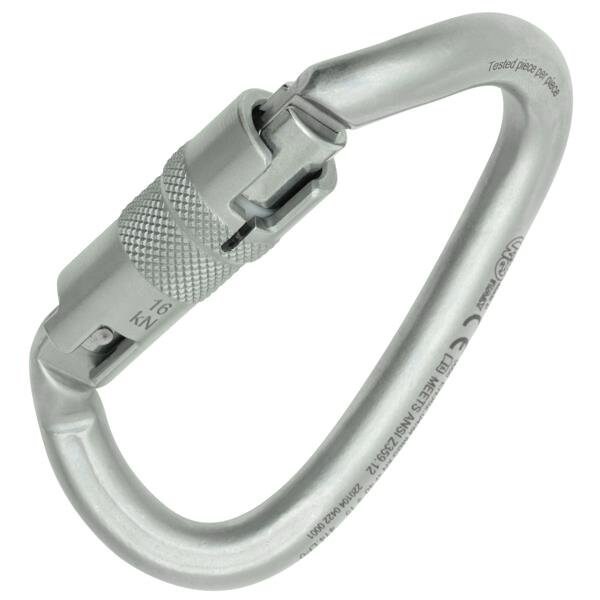 Kong Usa Oval, 108 mm Length, 17 mm Gate Opening, Carbon steel, Lunar White - 414LP0999KK