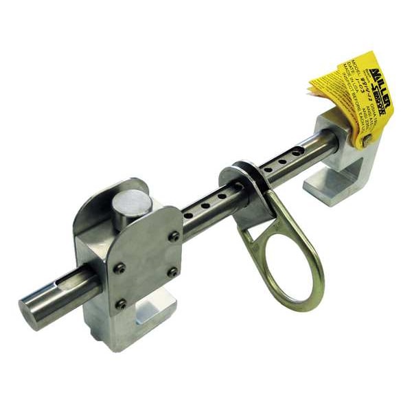 Honeywell Miller Stainless Steel/Alum. Adj. Beam Anchor, Fits Flange Sizes 12 In To 24 In - 8814-24/