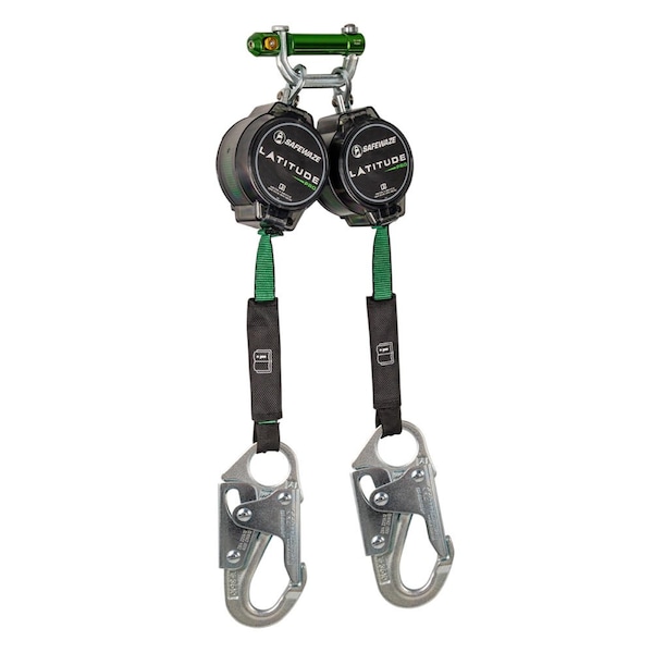 Safewaze Latitude Pro 7ft Dual Web SRL: 9013 BWB, Snap Hooks - 018-5024