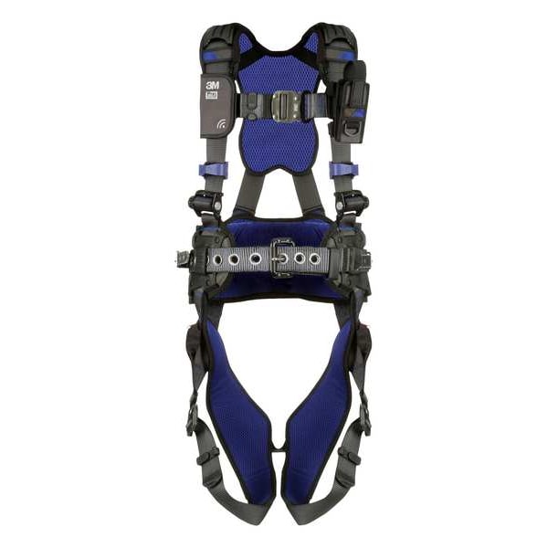 3M Dbi-Sala ExoFit(TM) X300 Fall Protection Harness, L, 420 lb, Quick-Connect Chest/ Quick-Connect Leg Buckles - 1113197