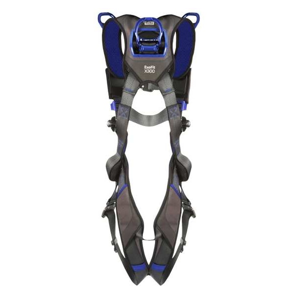 3M Dbi-Sala ExoFit(TM) X300 Fall Protection Harness, M, 420 lb, Quick-Connect Chest/ Quick-Connect Leg Buckles - 1113064