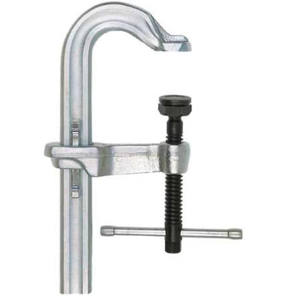 Bessey 14 in Bar Clamp, Tempered Drop-Forged Steel Handle and 4 in Throat Depth - 8500HPC-14