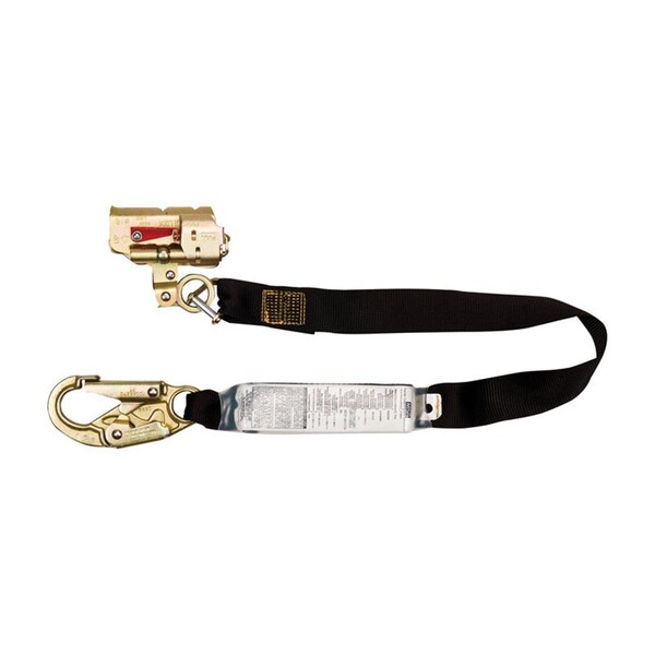 Lastplay 12.7 in. Unisex Polyester Manual Rope Grab, Black - LA3324566