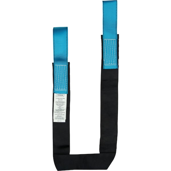 Ironwear 12 ft Anchor Strap w/ Polyester Sheath & Dual Web Loops - 2712