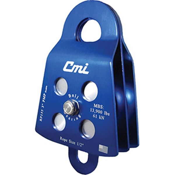 Cmi 3 in. Prusik Double Aluminum Sheave Bearing - 435491