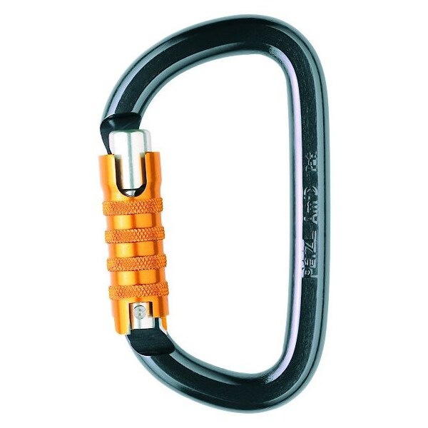 Sunbelt Carabiner, Climbing, Am'D, Petzl 3.9" x0.6" x4.9" - A-B1ABM34TL