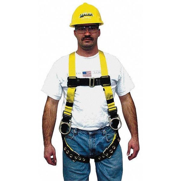 Honeywell Miller Body Belt, None Location, Includes Padding: No , XL - 6414N/XLBK