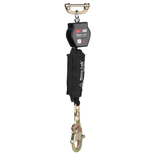 3M Dbi-Sala Self-Retracting Lifeline, 420 lb Weight Capacity, Black - 3100556