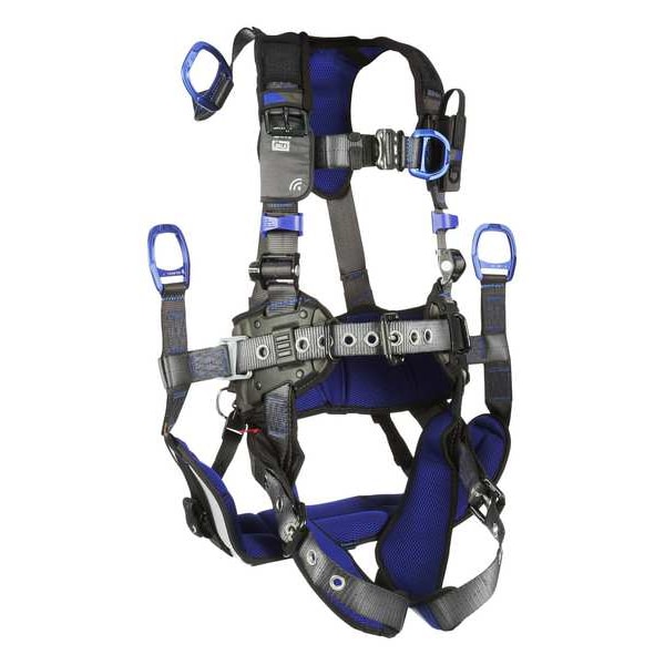 3M Dbi-Sala ExoFit(TM) X300 Fall Protection Harness, M, 420 lb, Quick-Connect Chest/ Tongue Leg Buckles - 1113291