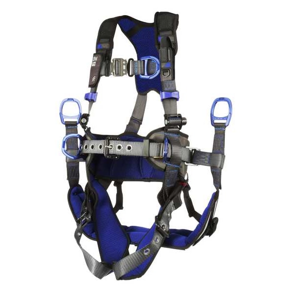 3M Dbi-Sala ExoFit(TM) X300 Fall Protection Harness, L, 420 lb, Quick-Connect Chest/ Quick-Connect Leg Buckles - 1113377