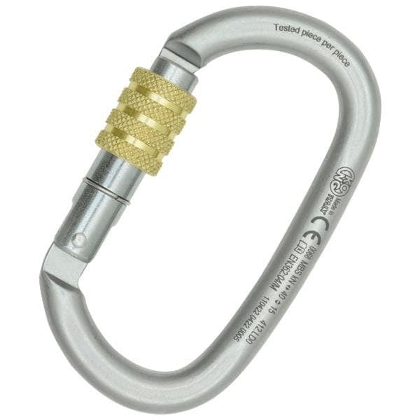 Kong Usa Oval, 110 mm Length, 21 mm Gate Opening, Carbon steel, Lunar White - 412LD099PKK