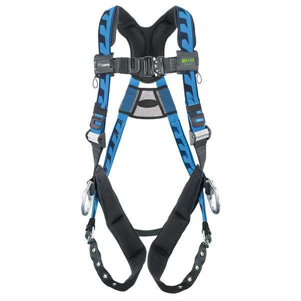Honeywell Miller AirCore(TM) Full Body Harness, L/XL, 400 lb., Quick-Connect Chest/ Tongue Leg Buckles - ACA-TB-D/UBL