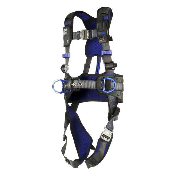 3M Dbi-Sala ExoFit(TM) X300 Fall Protection Harness, 2XL, 420 lb, Quick-Connect Chest/ Back, Hips D-Ring - 1403102