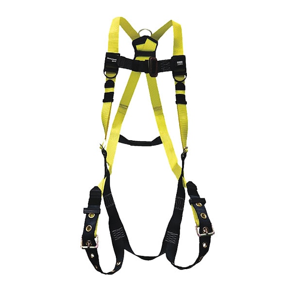 Honeywell Miller H100 Fall Protection Harness, S/M, 420 lb, Mating Chest/ Mating Leg Buckles, Back D-Ring - H11110021