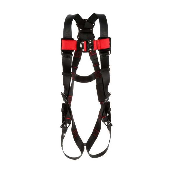 3M Protecta Protecta(R) Full Body Harness, 3XL, 420 lb., Quick-Connect Chest/ Tongue Leg Buckles, Back D-Ring - 1161505M