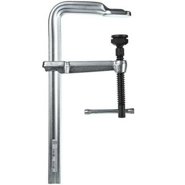 Bessey 9 in Bar Clamp, Tempered Drop-Forged Steel Handle and 5 1/2 in Throat Depth - GSM25