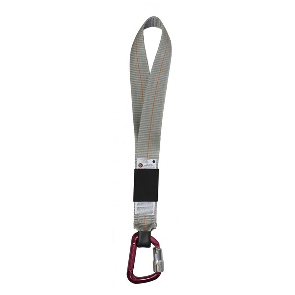 Super Anchor Safety Extender Dee-Loop Web Lanyard A-End Dee-Loop B-End Aluminum Carabiner 5006-Z. - 6002-DC