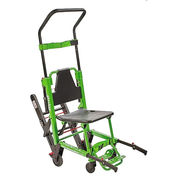 Stryker Stair Chair, 500 lb, Green, 20 1/2" W - 6254000000