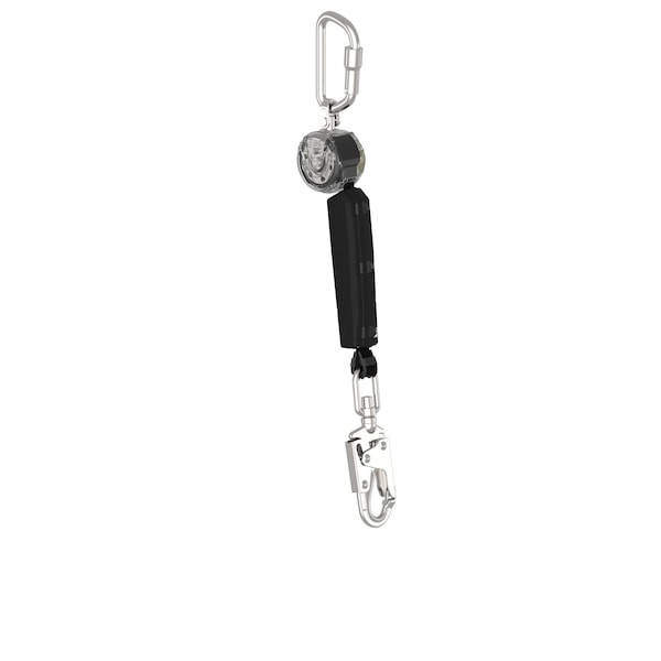 Msa Safety Self Retracing Lanyard, 400 lb Weight Capacity, Gray - VTOHW-011-DE-A