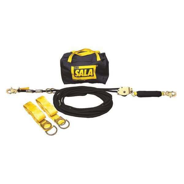 3M Dbi-Sala Rope Horizontal Lifeline System, 30 ft., 310 lb. Weight Capacity - 7600503