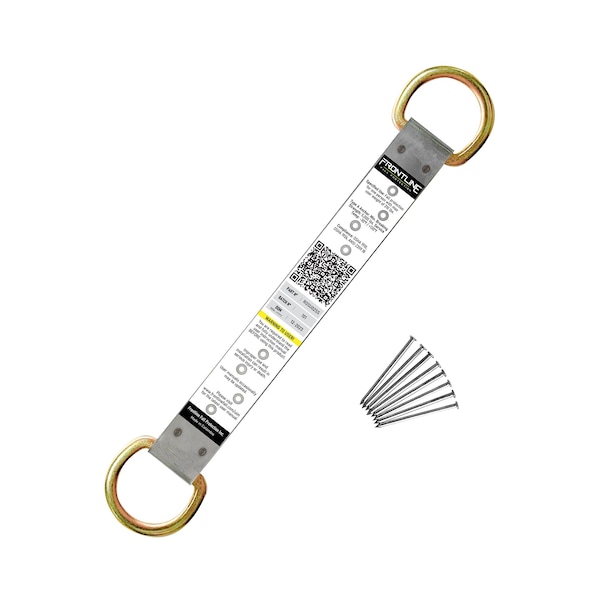 Frontline Stainless Steel Permanent Use Roof Anchor Double D-Ring - ROSU02SS
