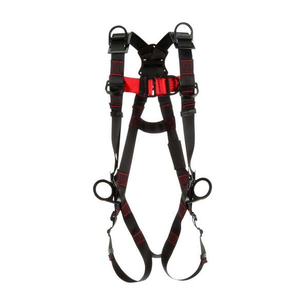 3M Protecta Protecta(R) Full Body Harness, S, 420 lb., Friction / Pass-Through Chest/ Friction Leg Buckles - 1161513