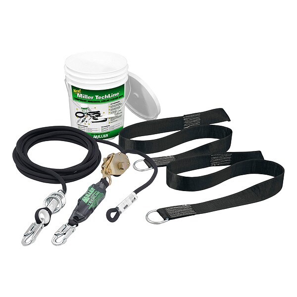Honeywell Miller 2 Worker Hll System, 60Ft Kit, Anchorage Connector Purchased Separately - HLLR2-L/60FT