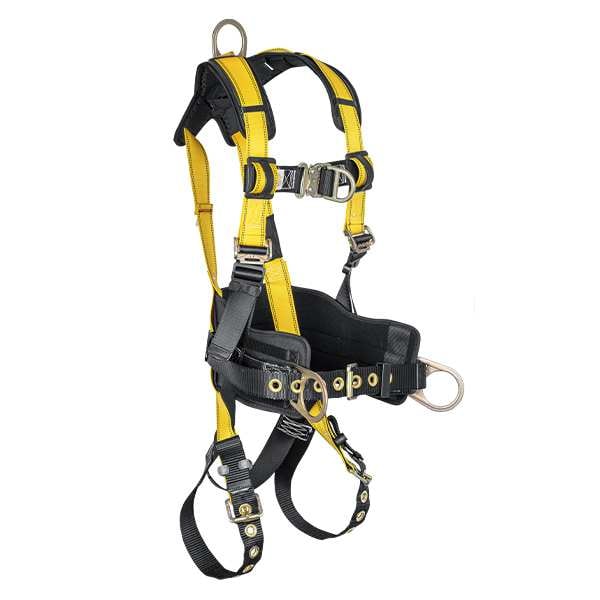 Condor Not Applicable Full Body Harness, M, 420 lb, Quick-Connect Chest/ Tongue Leg Buckles - 61DD46