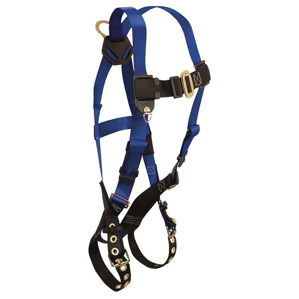 Condor Condor Full Body Harness, XL/2XL, 425 lb., Mating Chest/ Tongue Leg Buckles, Back D-Ring - 45J277