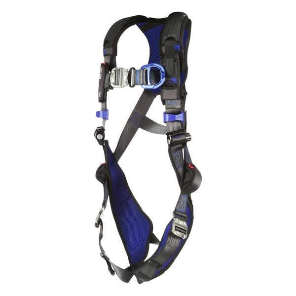 3M Dbi-Sala ExoFit(TM) X300 Fall Protection Harness, L, 420 lb, Quick-Connect Chest/ Quick-Connect Leg Buckles - 1113037