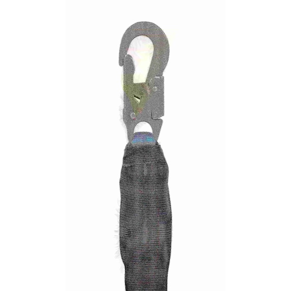 Tractel Shock Absorbing Lanyard, 6 ft., Blue and Black - C006H