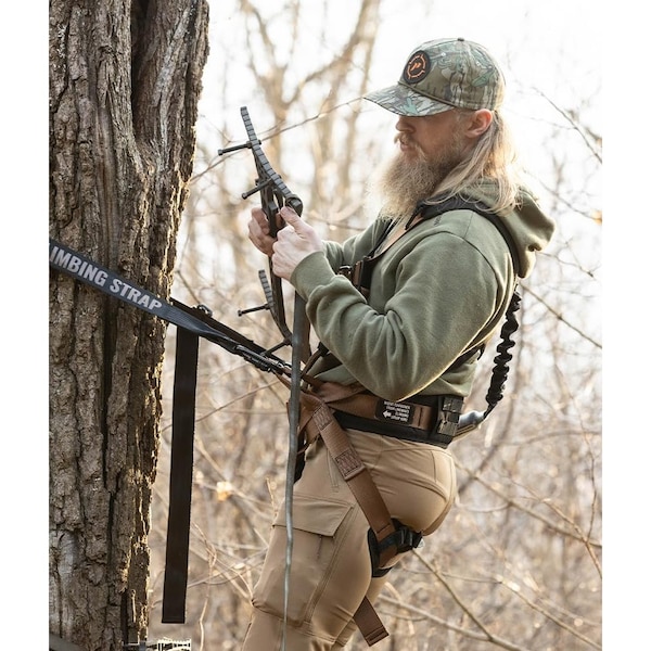 Malta Dynamics Hunter's Elite Harness Kit, L/XL, 300 lb, Quick-Connect Chest/ Quick-Connect Leg Buckles - HE1201