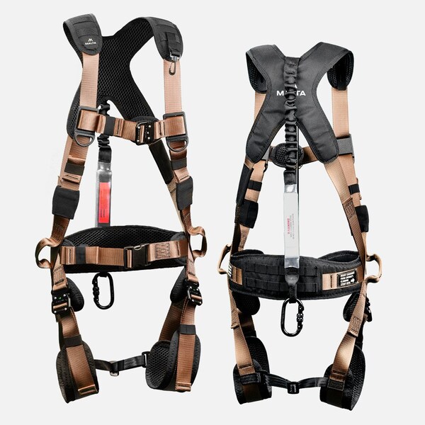 Malta Dynamics Hunter's Elite Harness Kit, L/XL, 300 lb, Quick-Connect Chest/ Quick-Connect Leg Buckles - HE1201