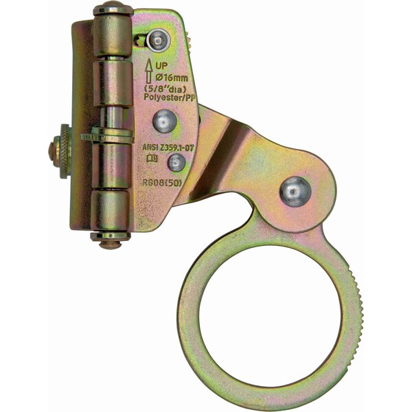 Ironwear Steel Alloy Anti-Panic Rope Grab w/ 1.968" Connecting Eye - 2830