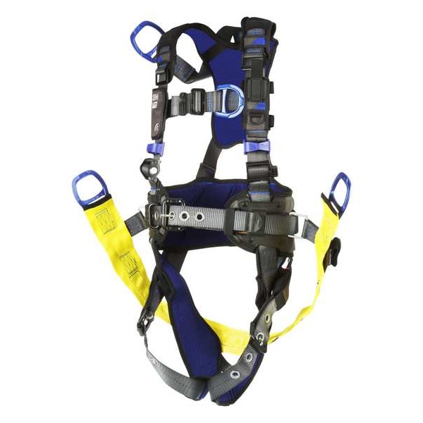 3M Dbi-Sala ExoFit(TM) X300 Fall Protection Harness, L, 420 lb, Quick-Connect Chest/ Tongue Leg Buckles - 1113297