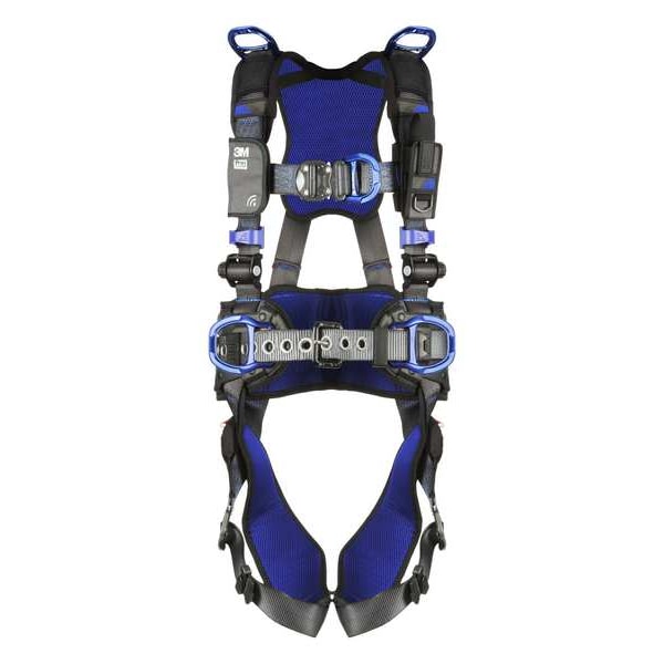 3M Dbi-Sala ExoFit(TM) X300 Fall Protection Harness, 2XL, 420 lb, Quick-Connect Chest/ - 1113708